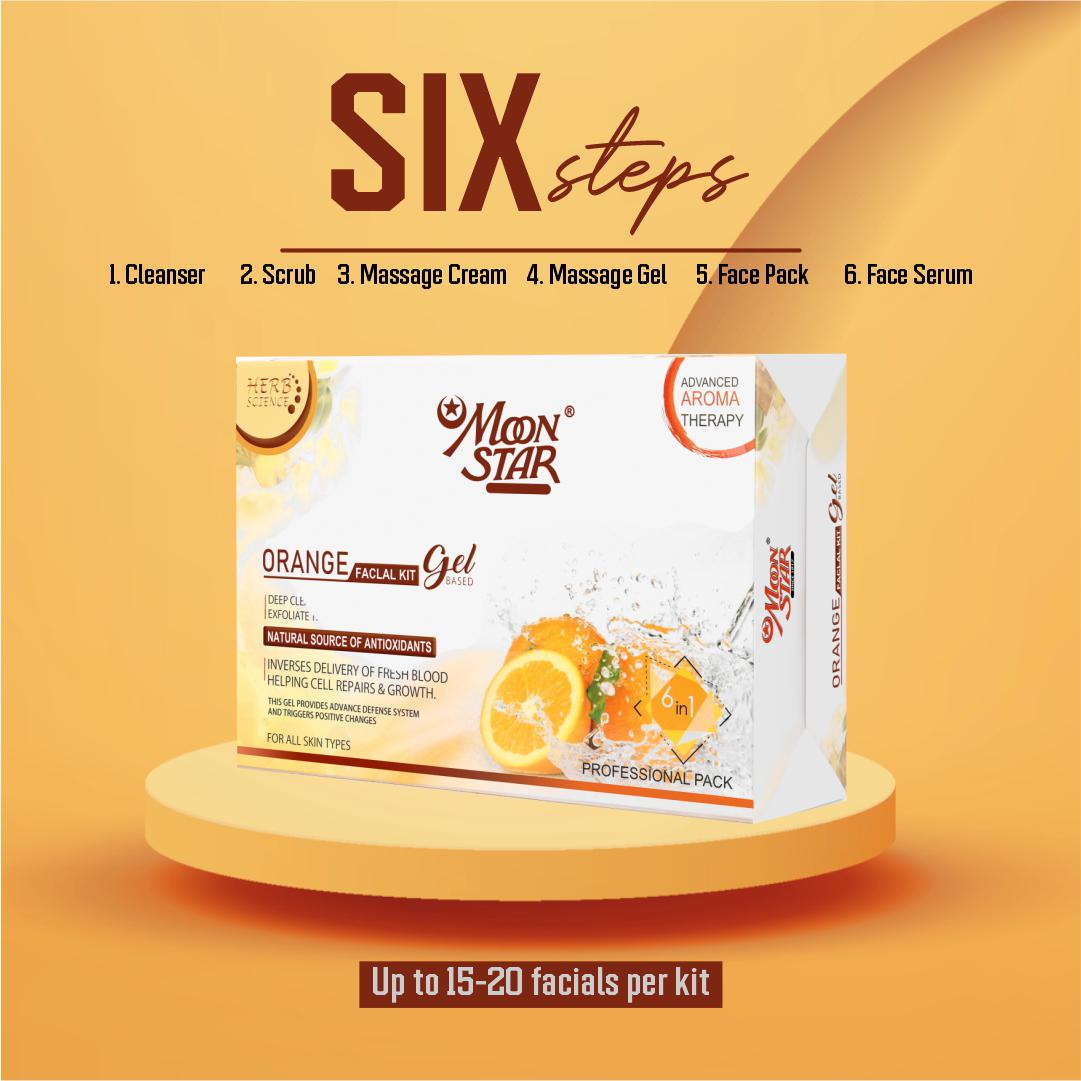 Moonstar (Buy 3 Get 2 FREE) 6 Steps Facial Kit