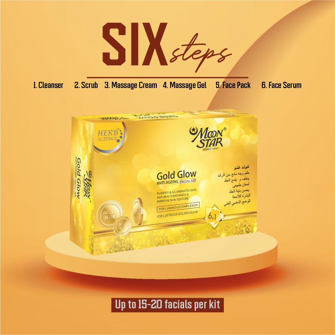 Gold Glow Anti-Ageing Facial Kit (525gm)