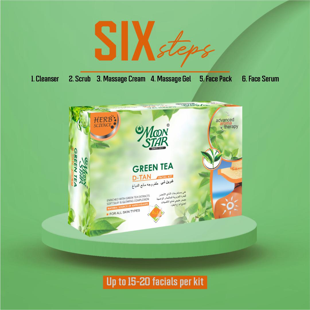 Green Tea D-Tan Facial Kit (525g)