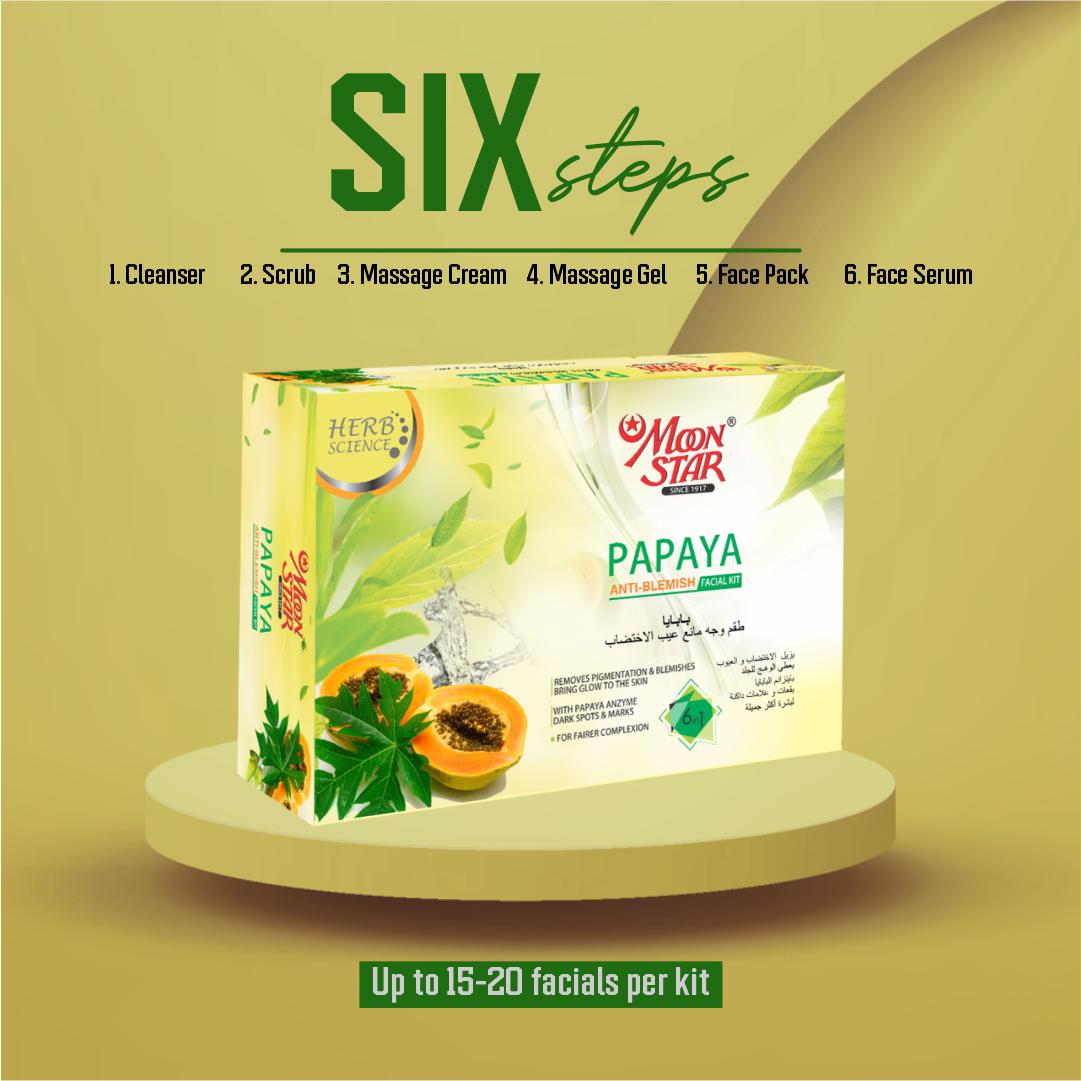 Papaya Anti-Blemish Facial Kit (525g)