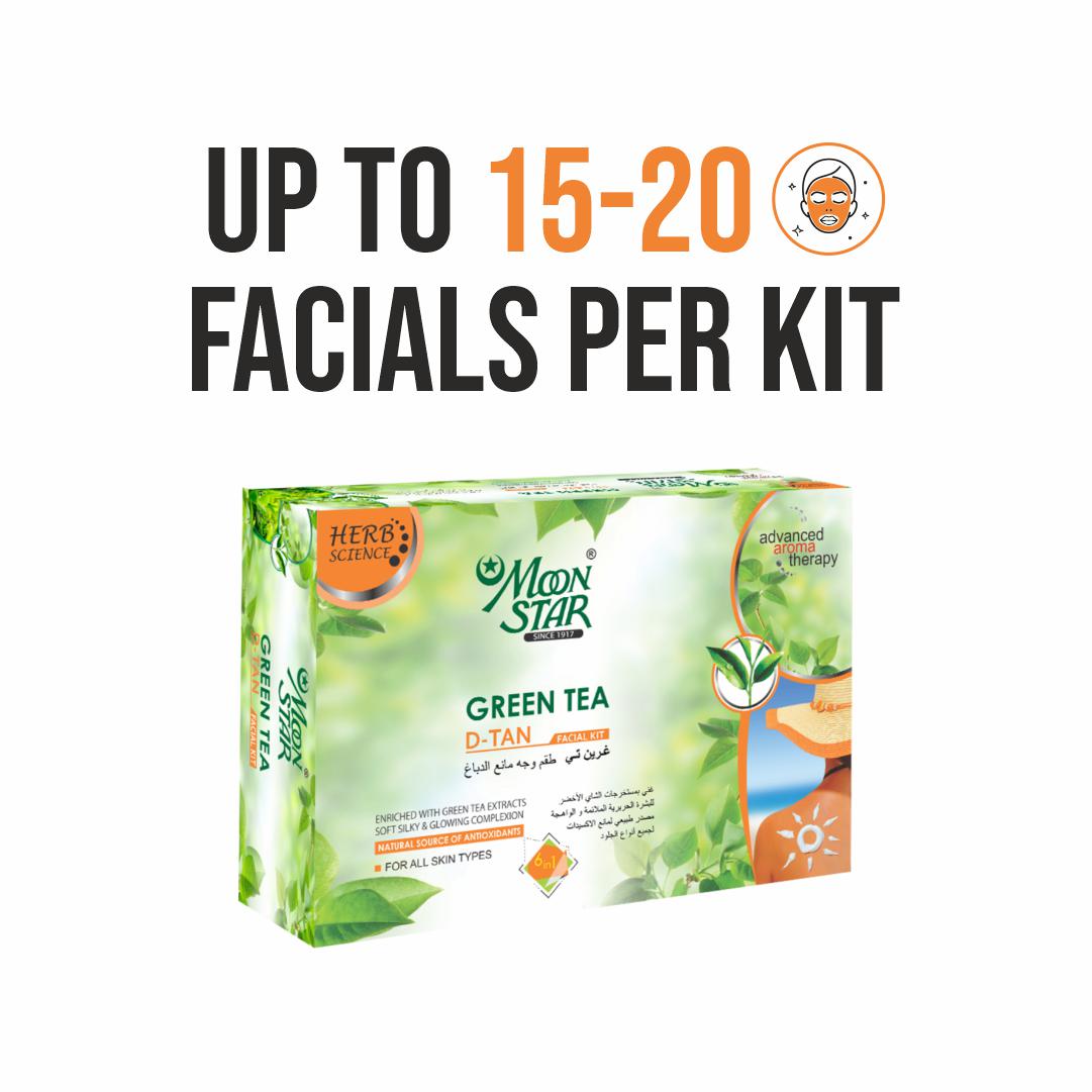 Green Tea D-Tan Facial Kit (525g)