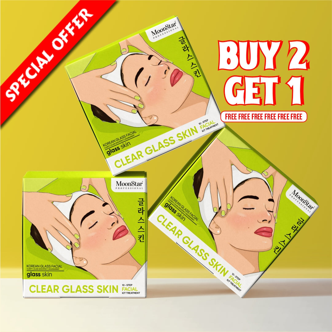 Moonstar 10-Step Korean Facial Kit Treatment Pack of 3 (Buy 2 Get 1 FREE!)