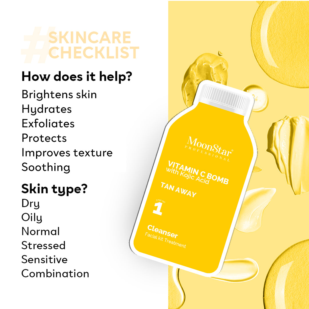 Vitamin C Bomb Milk Shake Facial Kit
