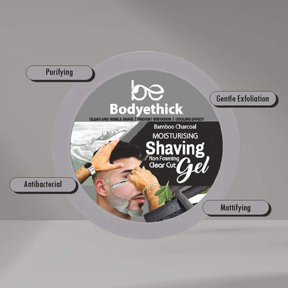 Bamboo Charcoal Moisturising Shaving Gel (500g)