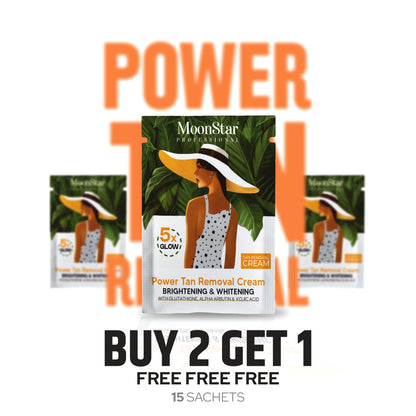 BUY 2 GET 1 FREE Power Tan Removal Cream (15 Sachets)