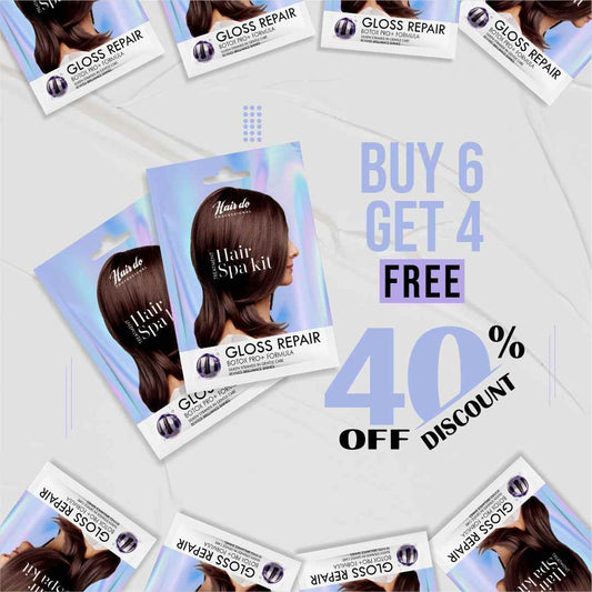 Hair Spa Kit Treatment Gloss Repair (BUY 6 GET 4 FREE)