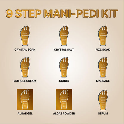 Golden Ribbon Milk Shake Mani-Pedi Kit