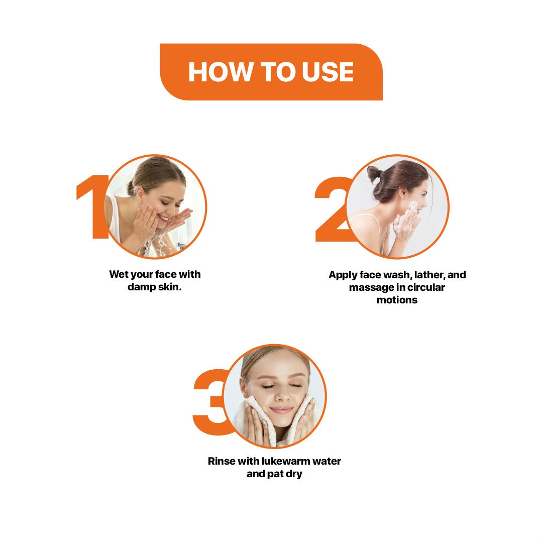 Papaya Face Wash With Tan Removal & Anti-Pigmentation (BUY 1 GET 1 FREE)