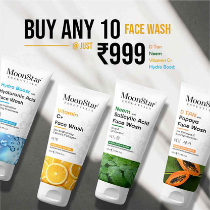 BUY ANY 10 Face Wash @ Just ₹999 – Mix & Match Your Favorites!