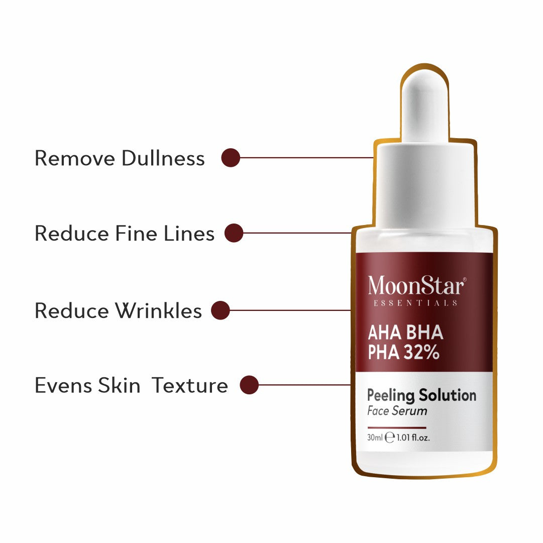 AHA BHA PHA 32% Peeling Solution Face Serum (Pack of 2)