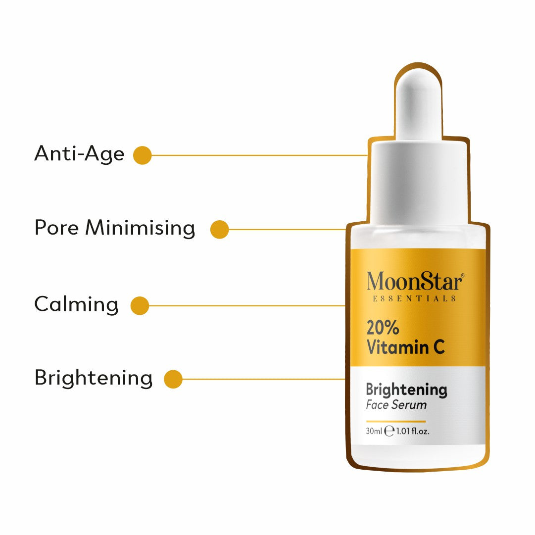 20% Vitamin C Brightening Face Serum (Pack of 2)