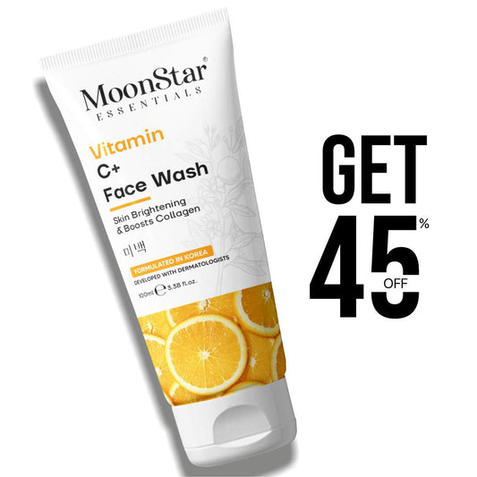 Vitamin C+ With Skin Brightening & Boosts Collagen Face Wash (100ml)