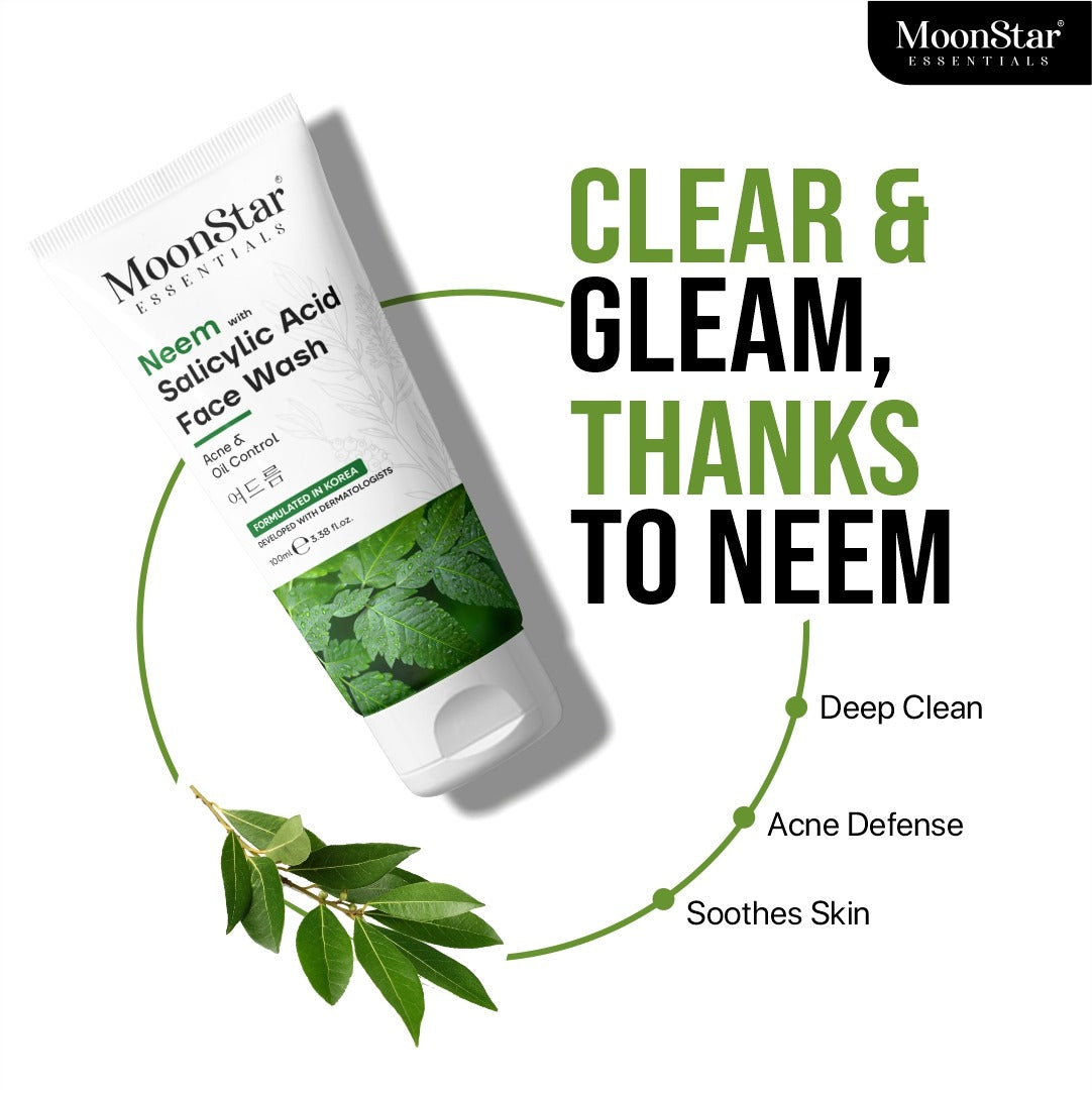 Neem With Salicylic Acid | Acne & Oil Control Face Wash (100ml)