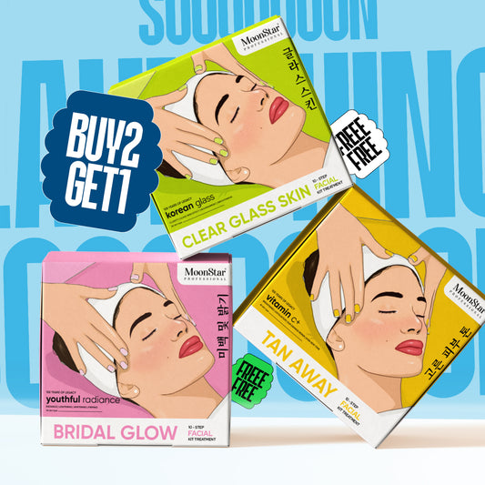 Moonstar 10-Step Facial Kit Treatment Pack of 3 (Buy 2 Get 1 FREE!)