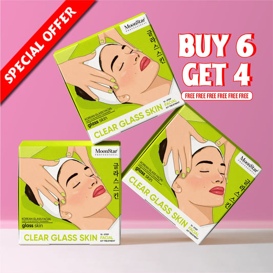 Moonstar 10-Step Korean Facial Kit Treatment Pack of 10 (Buy 6 Get 4 FREE!)
